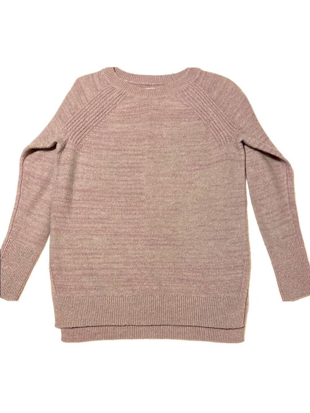 318..Heather Purple Sweater.